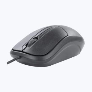 ZEBRONICS ZEB COMFORT+ Wired Optical Mouse  (USB 2.0, Black)
